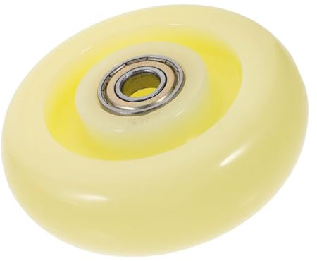 iplusmile Ruota Per Carrello Da 4 Pollici in Nylon Resistentissimo All’usura, Puleggia Di Guida Silenziosa Per Traino Controllato, Rotella Industriale Per Impianti, Magazzini e Laboratori