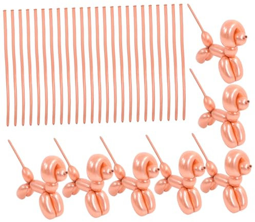 Generico Palloncini Lunghi Modellabili 100 in Lattice Per Feste e Decorazioni Palloncini a Striscia Per Compleanni Matrimoni e Eventi in Rosa e