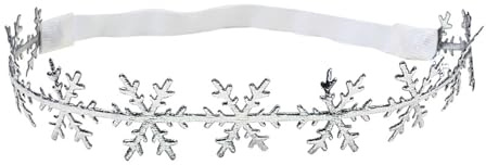 Schöne Schneeflocken Haarbänder Für Baby Mädchen Stirnbänder Hohl Urlaubskopfbedeckungen Für Kleinkinder Anwesend