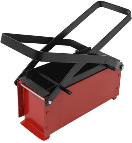 Macchina Per Bricchette Per Tronchi Di Carta Macchina Briquette Carta Acciaio Carbonio 33x15cm Design Manici Estesi Riciclo Efficiente Riduzione Rifiuti Domestici Fogli Bagnati