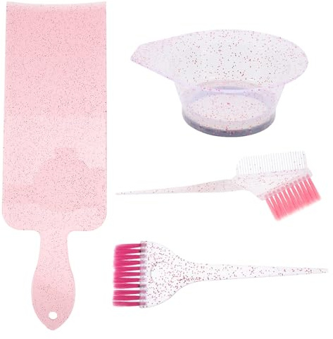 GANAZONO Kit de Tinte para Cabello con Cepillo y Tazón de Mezcla de Resistente Cepillo Doble Función con Peine Suave y Cómodo para Uso Profesional y Doméstico