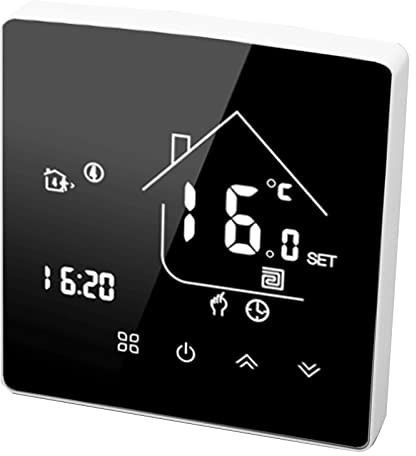 Phefop Smart Termostat, Pekskärmstemperaturkontroll, Programmerbar Termostat med 5-60℃ Justerbart Område för Hem och Kontor