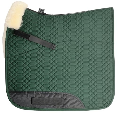 Engel Germany Chabraque en Peau de Mouton Couleur Coton Vert Fourrure Naturel (Schabra 1) Dressage (D) Combinez-Vous avec 12 Coleur de Peau de Mouton
