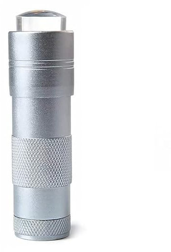 Mini 12 LED Mini LED UV Nageltrockner Taschenlampen Nageltrockner UV Gel 15s Schnell trocknend Nagellack Aushärtelampe UV Sensor Nagellampe Aushärtelampe Licht (Silber)