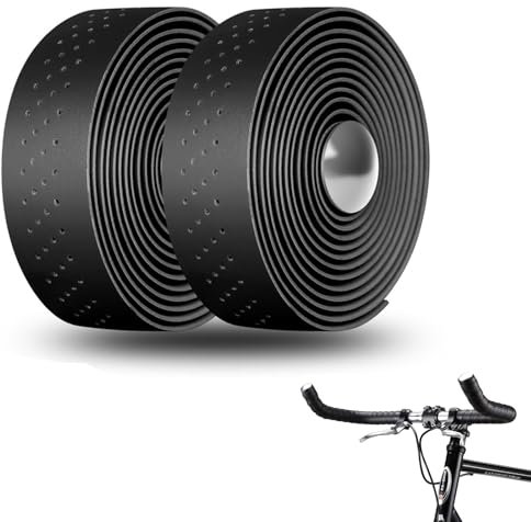 Fahrrad Lenkerbänder, Mountainbike Lenkerband, Rennrad Lenkerband, Cycling Lenkerband, Rennrad Klebeband Rutschfest, Leder Lenkerband für Rennrad, Griffband für Rennrad, Lenkerbänder für MTB, 2 Rollen