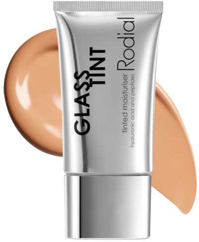 Rodial Glass Skin Tint - Tinted Moisturizer Shade 3 St Barths, Liquid Lightweight Foundation for Natural Makeup (1 fl oz)