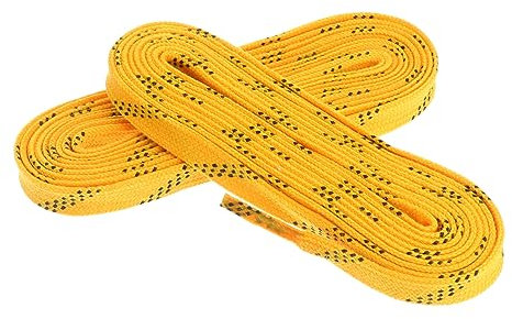 Supvox für Eishockey-Schlittschuhe 96 Zoll Gelb - Gefrierschnürsenkel für Sportschuhe
