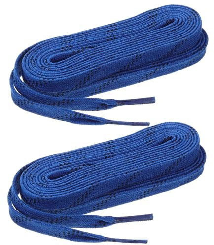 GAROZATION Cordones encerados para patines de hielo 95,67 en cordones para patines y patines de hockey, resistente al desgaste, reemplazo para zapatos de hockey sobre hielo, zapatos deportivos