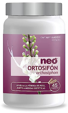 NEO | Extracto Seco de Hojas de Ortosifón | 45 cápsulas de 200 mg | Depurativo Natural Efecto Detox | Ayuda a Eliminar Toxinas | Complemento Alimenticio