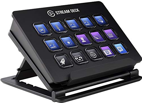 Elgato 10GAA9901 Tastiera Live Content Creation Controller, ‎Nero