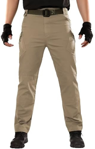 Digralne Pantalon De Travail pour Homme Pantalon Coton Cargo pour Homme Pantalon De Combat pour Homme Pantalon D'extérieur Militaire pour Le Camping Randonnée Marche