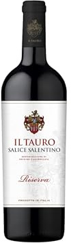 “Il Tauro” Salice Salentino Riserva, trockener Rotwein aus Apulien (1 x 0,75l)
