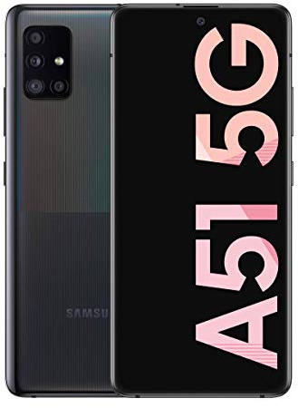 Samsung Galaxy A51 5G 128Go Noir - Smartphone Portable débloqué - Compatible Réseau Français - Ecran: 6,5 Pouces - Double Nano SIM - Android (Reconditionné)