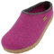 HAFLINGER Grizzly Kris Filzpantoffel Hausschuh Filzclog Maulbeere, Gr.37