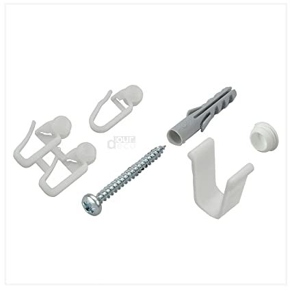 ourdeco® Zubehör-Set, Vorhangschiene, 120-180 cm, 2 bis 3-läufig