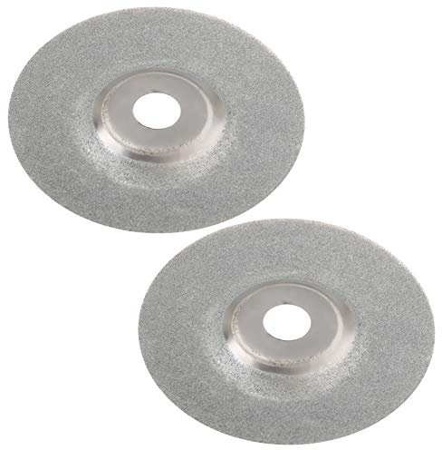 Disco Abrasivo con Revestimiento de Diamante de 4 Pulgadas, 2 Uds., Disco de Rueda de Regazo Plano, Disco de Pulido Y Lijado