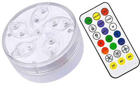 DOITOOL Tauchlicht Lichter Poolbeleuchtung Für Oberirdische Pools Tauchbeckenbeleuchtung Teichwanne Brunnenlichter Badewanne Wasserdicht Knopfbatterie Unterwasserbeleuchtung Weiß