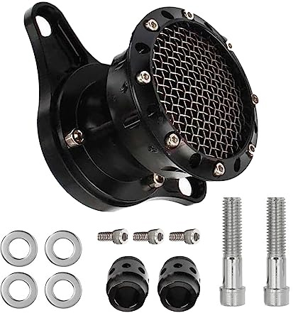 Baceyong Limpiador de aire para motocicleta, kit de sistema de admisión de filtro de aire para motocicleta, compatible con Ha-rley Sportster Iron 883 XL883 XL1200 Forty Eight 48 Seventy Two 72
