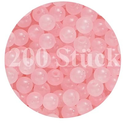 200 Stück 4mm Natürliche Rosenquarz Perlen,Rosa, Edelstein Perlen,Natürliche Rosenquarz perlen,Runde Naturperlen Matt ungefärbte natürliche Lose,Für Armband Halskette Schmuckherstellung