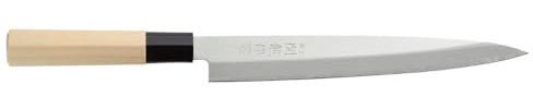 MBH - Coltelli giapponesi professionali per sushi e sashimi in acciaio inox. Coltelli Santoku, Deba, Nakiri e Sashimi per chef della ristorazione. MADE IN JAPAN (Sashimi)