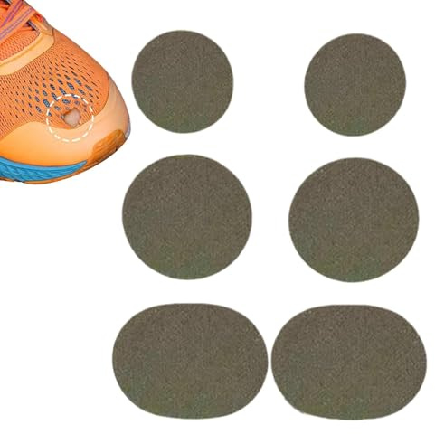eparationer 6 Stänger Flexibla Tågenombrottsskydd | Hälreparationslappar för För Häl Tå Sula Kängor Sneakers Löpning Vandring Arbete