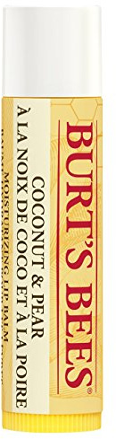 Burt's Bees Lip Balm Coconut & Pear, Moisturising Lip Balm With Beeswax & Vitamin E, 100% Natural Origin, 4.25g