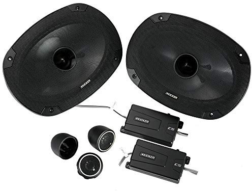 KICKER 46CSS694 CS-Series CSS69 6x9-Inch (160x230mm) Component System with .75-inch tweeters, 4-Ohm (Pair)