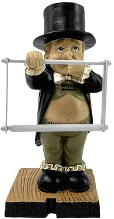 Toilet Butler With Roll Paper Holder, Funny Toilet Butler Statue, Resin Toilet Paper Butler Figures, Novelty Toilet Paper Stand, Spoof Toilet Paper Statue Toilet Accessory (black paper holder)