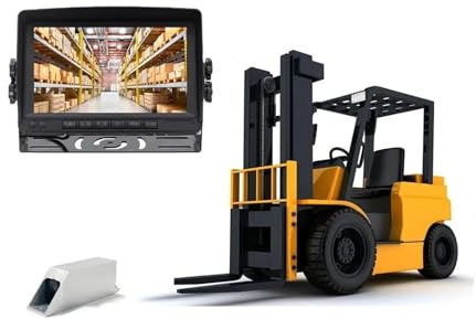 Kit telecamera for monitor wireless for carrello elevatore da 7 pollici
