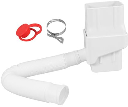 Kisangel Divertitore Per Pvc Con Rimovibile Per Raccoglimento Compatibile Con Grondaie Standard Per