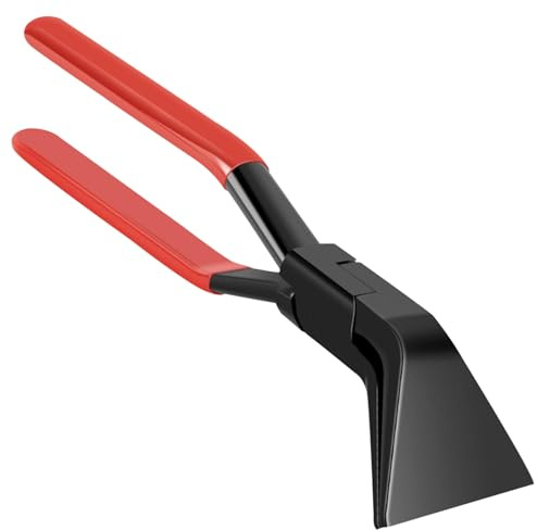 Pinza per piegare la lamiera, piegatura a 45°, larghezza 60 mm, impugnatura antiscivolo, strumento per aggraffatura manuale antiruggine per piegare e levigare il metallo