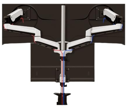 monitorstativ (GA137X (15-27 tum) 8 kg spännbord/perforering)