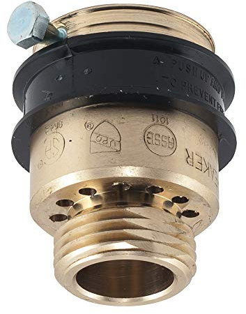 Watts LF8 3/4 Lead-Free Brass Hose Connection Vacuum Breaker Backflow Preventer, Manual Drain, Break Away Screw, Rubber Diaphragm & Disc, Indoor/Outdoor, Maximum Pressure 125 psi