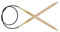 KnitPro Maschera, Legno di Betulla, Bruin, 6,00 mm