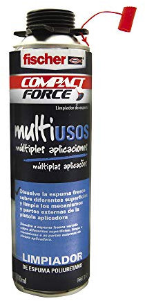 fischer - Detergente schiuma poliuretanica con cannula, flacone da 500 ml