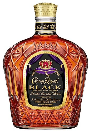 Crown Royal Black Canadian Whisky mit Geschenkverpackung (1 x 1 l)