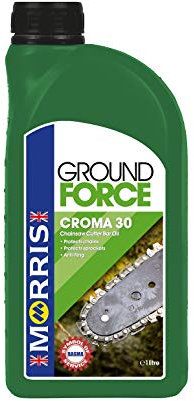 1 Litre of Morris Ground Force Croma 30 Chainsaw Chain & Cutter Bar Oil