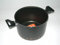 ALLUFLON Costanza Faitout Antiadhérent, Diamètre 18 cm, Aluminium, 3,5 litres, Noir