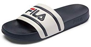 FILA Morro Bay Slipper, Sandalia Hombre, Azul White Blue Navy, 42 EU