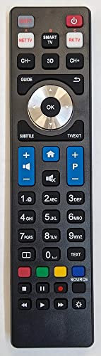 Re-Flix Överlägsen universell fjärrkontroll lämplig för Philips 22PFT4232/12 och alla TV-apparater från 2000