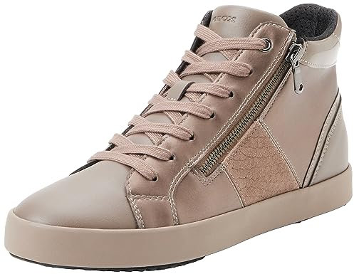 Geox D Blomiee D, Zapatillas Mujer, Dk Taupe, 37 EU