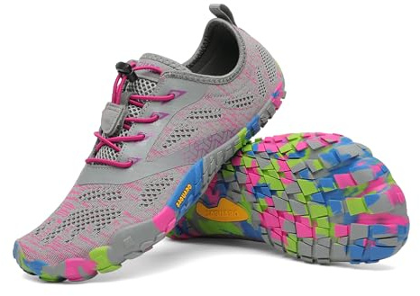 SAGUARO Chaussures Minimaliste Homme Femme Barefoot Shoes Chaussures Pieds Nus Antidérapantes Barefoot Chaussures de Trail Chaussure Randonnée pour Semelle Zero Drop EU GR.36-48