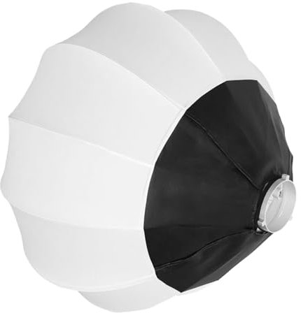 Modificador de Luz Suave de Linterna de 65 Cm, Modificador de Luz de Vídeo de Fotografía de 25,6 Pulgadas para Transmisión en Vivo, Grabación de Vídeo, para Interfaz Bowens