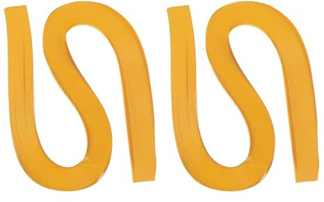 PATIKIL 240 Stück Quilling-Streifen Papier 5mm(3/16) 54cm Origami-Papier Quilling-Streifen für Kunst DIY Handwerk Weihnachten, Gold