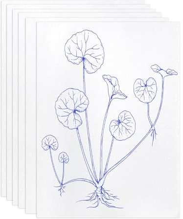 20Pcs Embroidery Transfer Papers, Water Soluble Embroidery Paper, Embroidery Paper Wash Away for Hand Sewing DIY