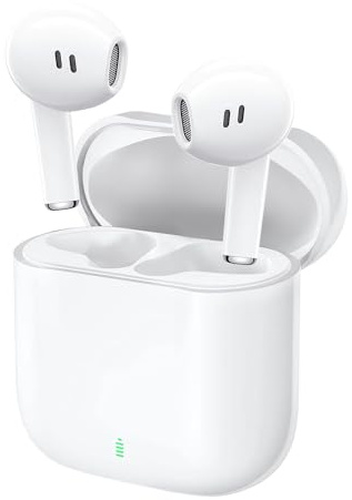 Cuffie Bluetooth 5.4, Auricolari Bluetooth Cancellazione Rumore con 4 ENC Mic, 48 Ore Cuffiette Wireless Stereo HiFi, IPX7 2026 Nuovo Auricolari In Ear, Cuffie Senza Fili per iPhone Galaxy Android