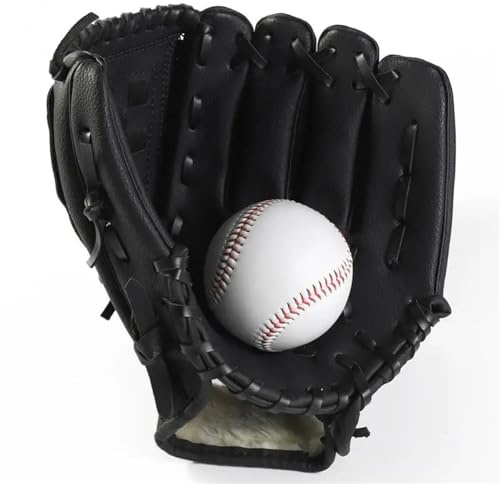 Basebollhandske förtjockad softball för fältkastare barn tonåringar vuxna kostymer 9,5/10, 11, 12, tum