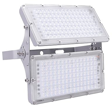 Sararoom Focos LED Exterior 200W 20000LM Foco Proyector Led, 6500K Blanco Frío Luz de Seguridad - IP65 Impermeable Floodlight, Iluminación Reflector interior para Casa Jardín Garaje Patio Naves Campo