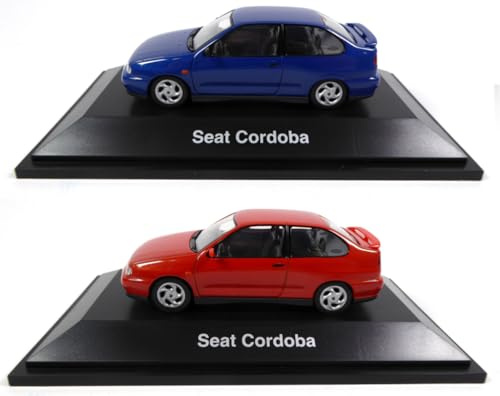 OPO 10 - Lote de 2 Autos 1/43 Compatible con Seat Cordoba SX (SE11 + SE12)