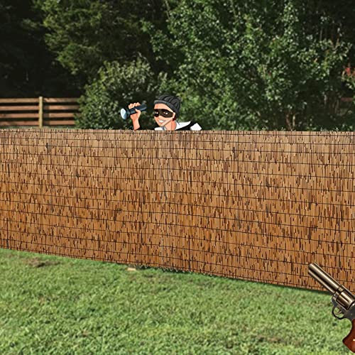 Reed Screening, pannelli di recinzione per la privacy, parasole, recinzione di bambù per piante, 2 3 4 5 piedi di H x 16,4 piedi di L, schermatura a lamelle per giardino ( Size : 80x100CM(31.5x39in) )